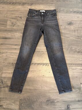 Mavi Women's Tess high rise Skinny Jeans in Black Wash